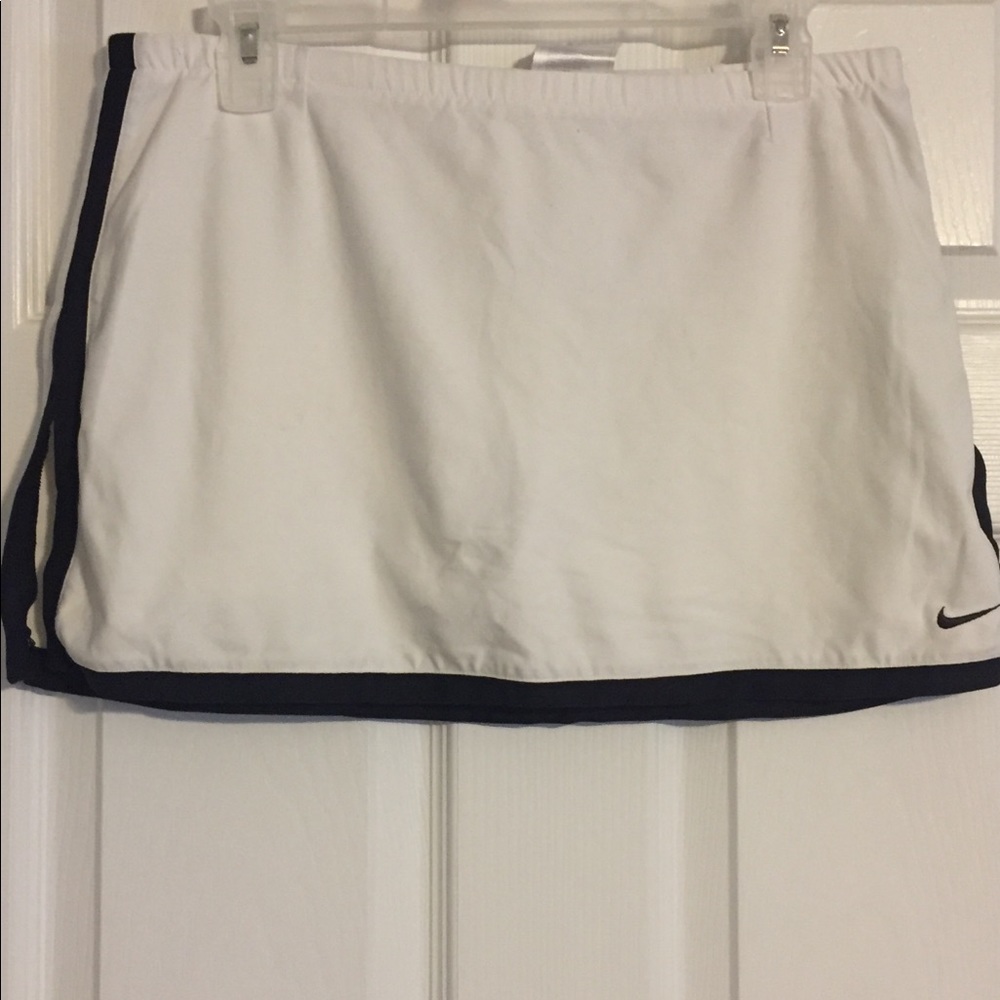 Nike white tennis skirt